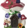 Aurinkokennolla toimiva puutarhahahmo Mushroom