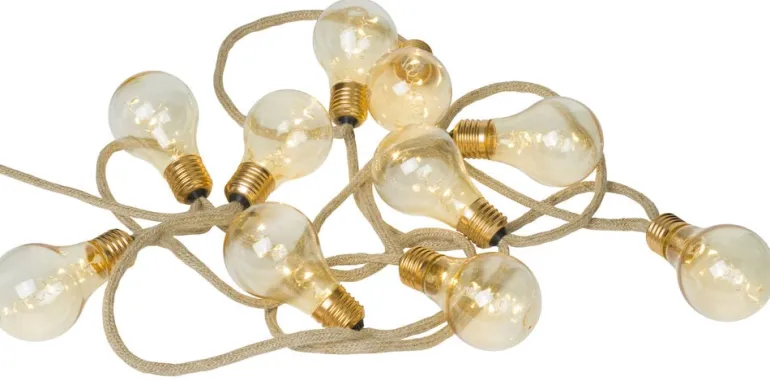 Aurinkokennovaloketju Bulb Lux