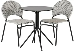 Bistro-kahvilapöytä + 2 Bistro-tuolia