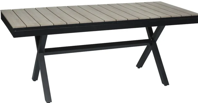 Florens-pöytä, jatkettava + 8 Rimini-tuolia