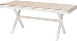 Florens-pöytä, jatkettava + 8 Rimini-tuolia