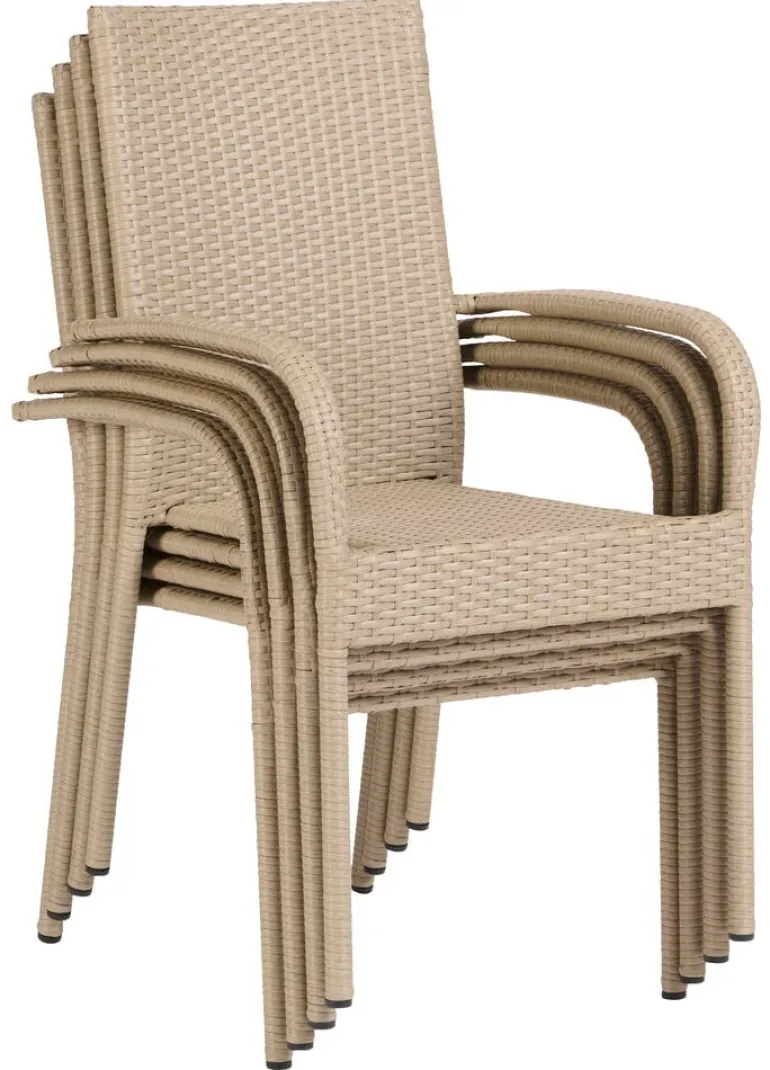 Florens-pöytä, jatkettava + 6 Rimini-tuolia