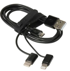 3-in-1 latauskaapeli