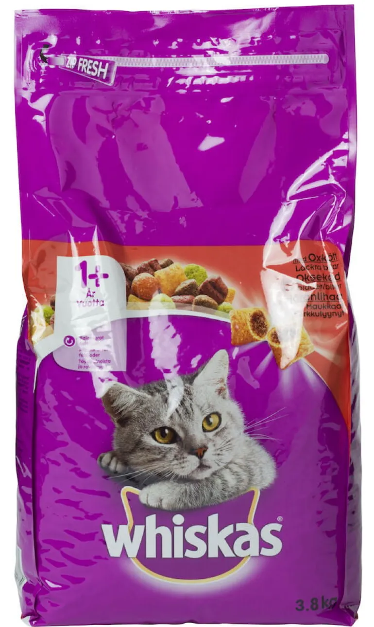 Kissojen kuivaruoka Whiskas