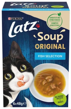 Kissojen märkäruoka Latz Soup