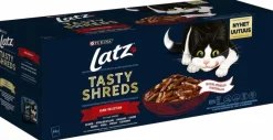 Kissojen märkäruoka Latz Tasty Shreds