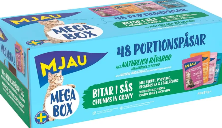 Kissojen märkäruoka Mjau