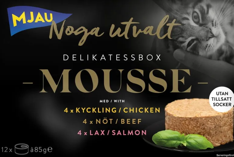 Kissojen märkäruoka Mjau