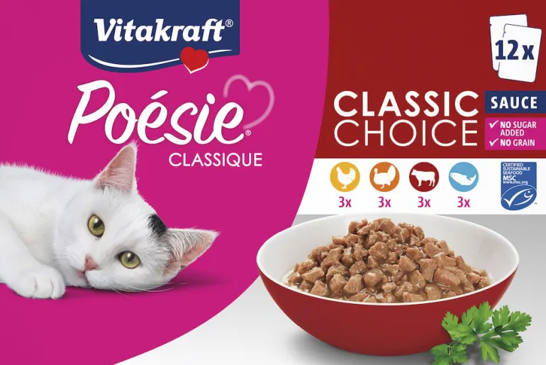 Kissojen märkäruoka Poésie Classique