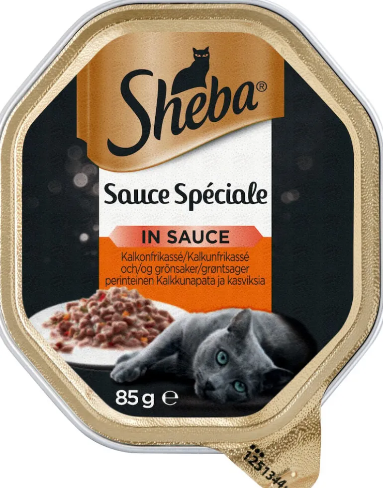 Kissojen märkäruoka Sheba