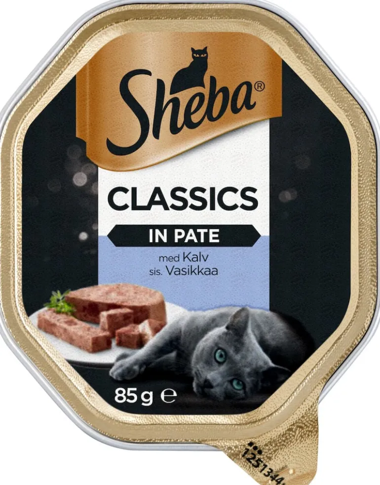 Kissojen märkäruoka Sheba