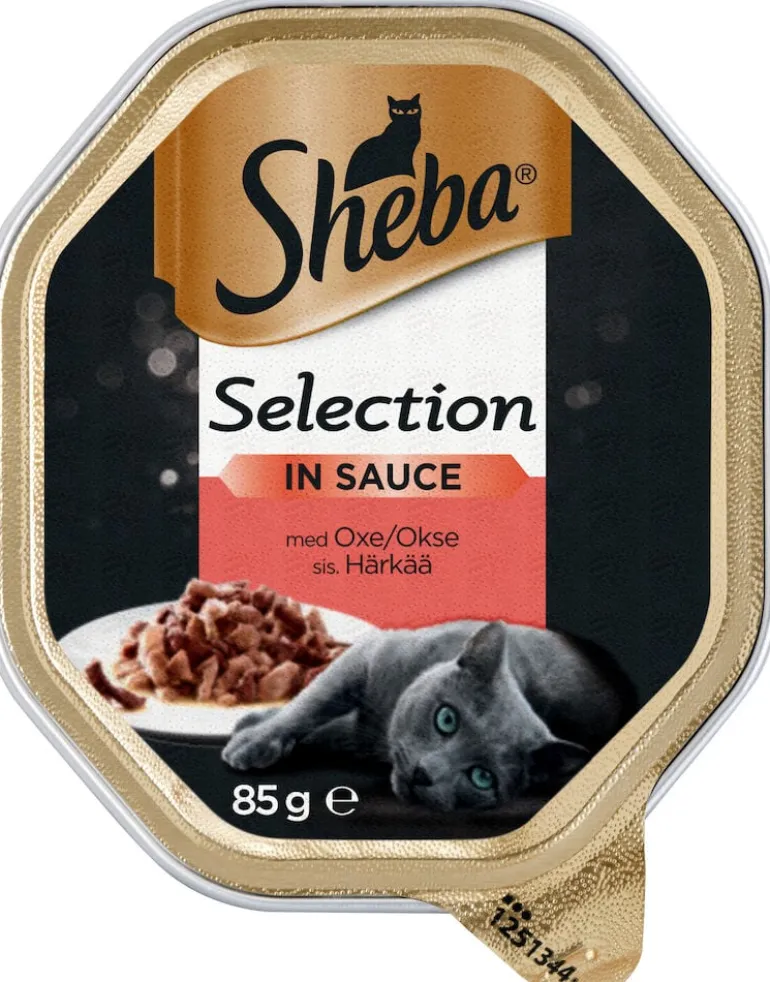 Kissojen märkäruoka Sheba