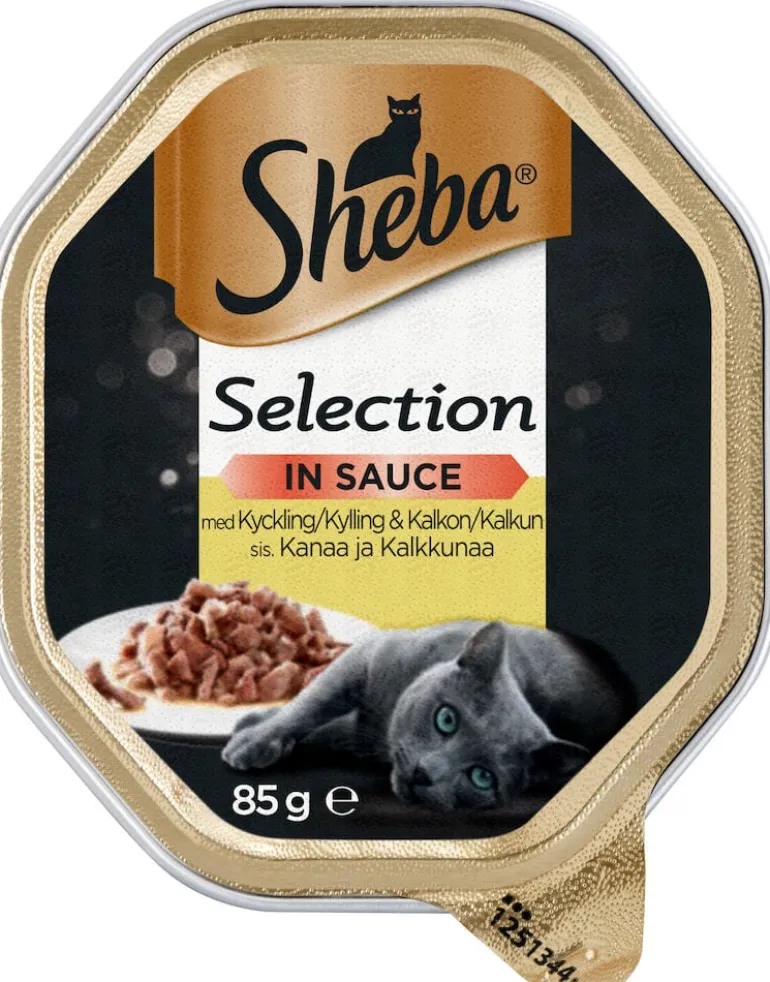 Kissojen märkäruoka Sheba