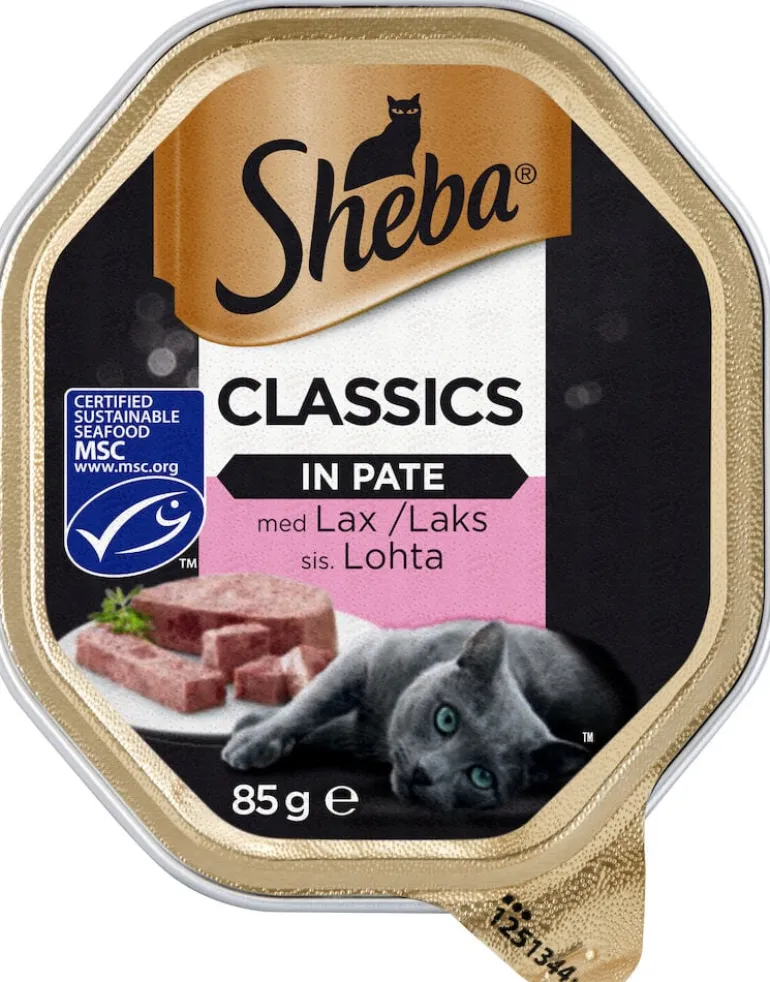 Kissojen märkäruoka Sheba