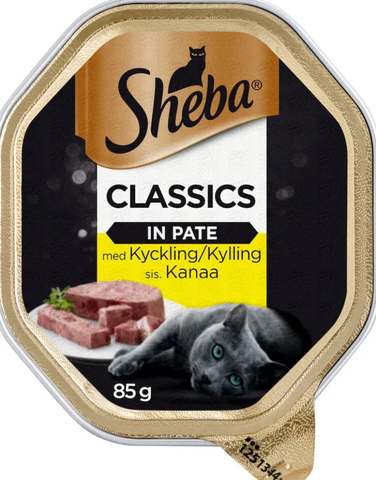 Kissojen märkäruoka Sheba