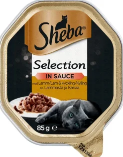 Kissojen märkäruoka Sheba