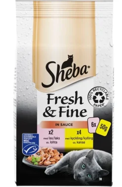 Kissojen märkäruoka Sheba Fresh & Fine