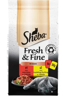 Kissojen märkäruoka Sheba Fresh & Fine