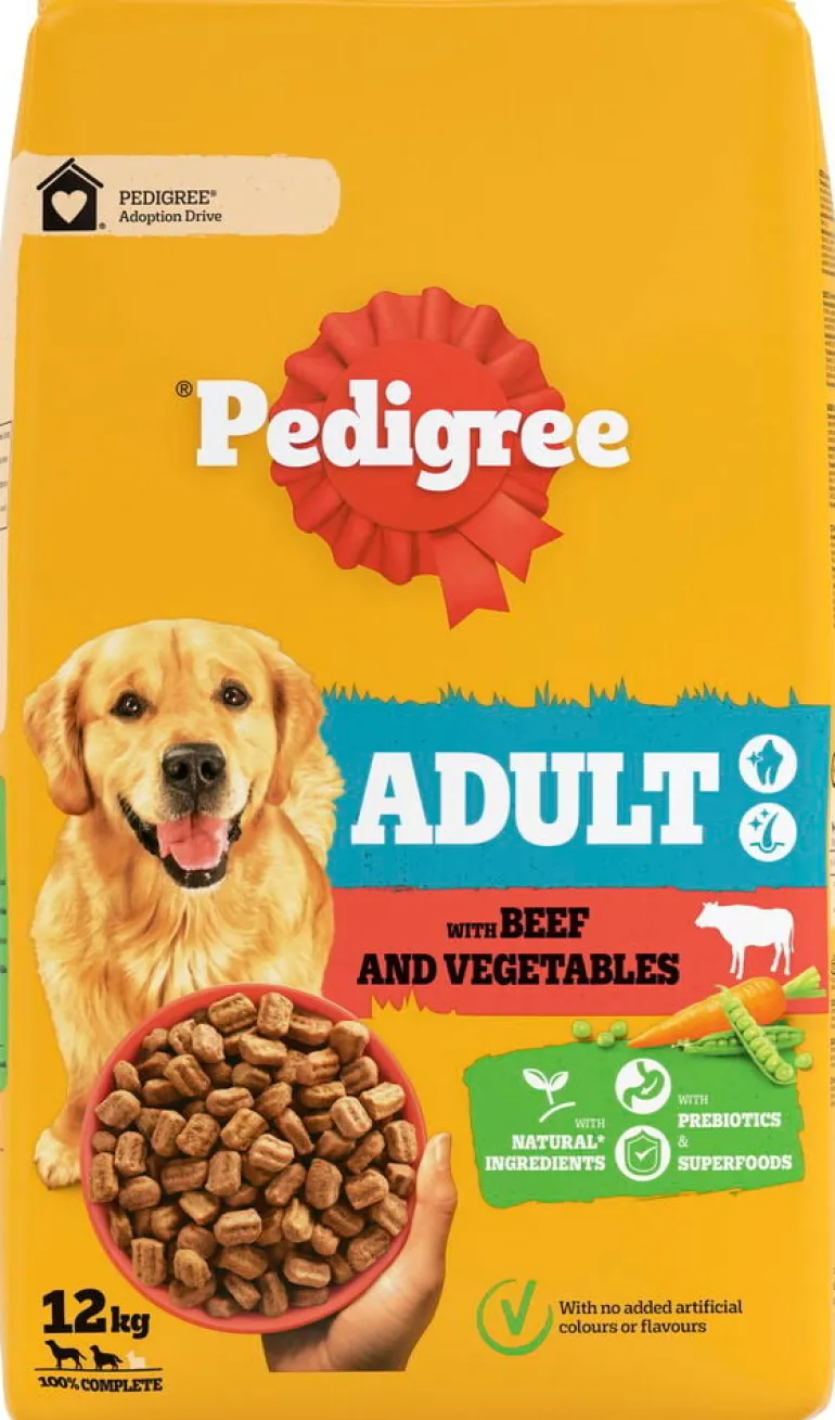 Koiran kuivaruoka Pedigree