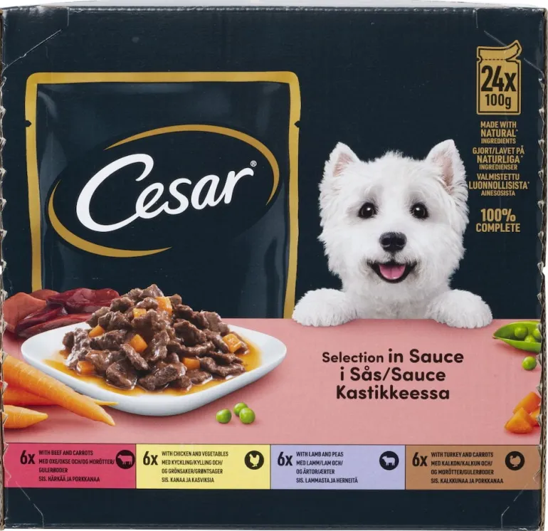 Koirien märkäruoka Cesar