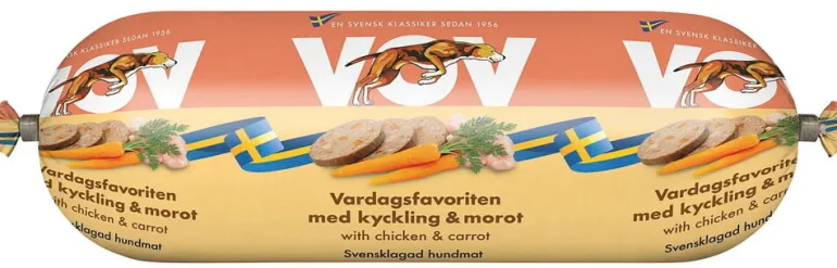 Koirien märkäruoka VOV
