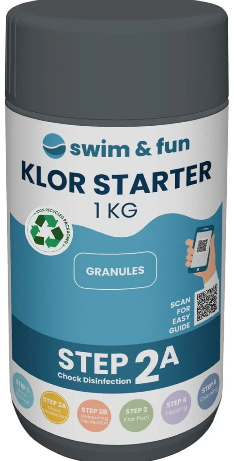 Nopeasti vapautuva kloorijauhe