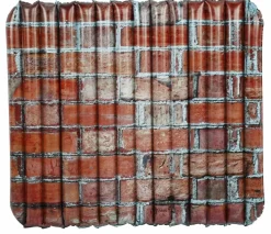 Puhallettava lelu Battle zone Brick wall