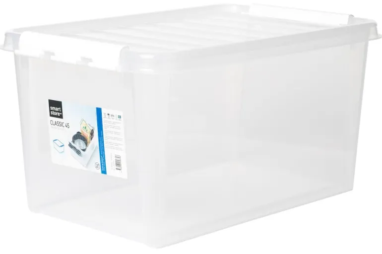 Säilytyslaatikko kannella Smartstore