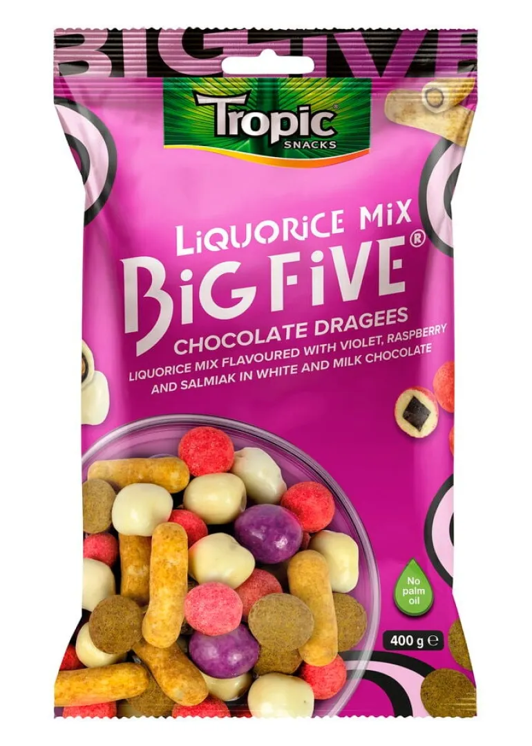 Suklaa Tropic Snacks Big Five
