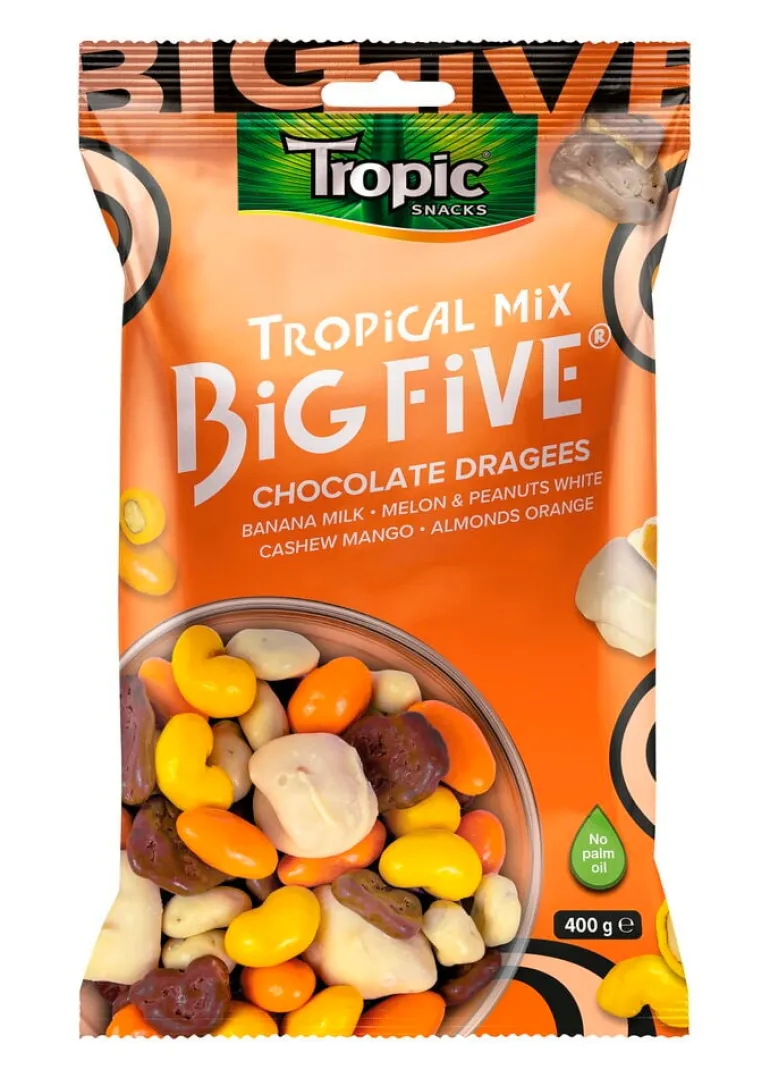 Suklaa Tropic Snacks Big Five
