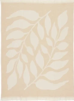Torkkupeitto Elsaform Wool Leaves
