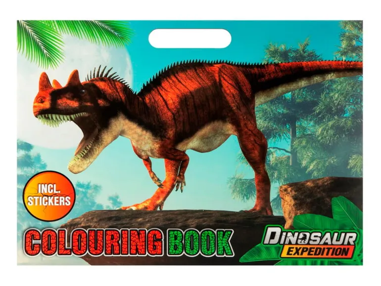 Värityskirja Dinosaurie Expedition
