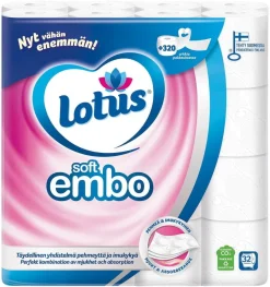 WC-paperi Lotus Soft Embo