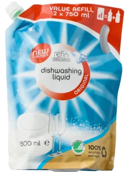 Astianpesuaine, täyttöpakkaus Refin