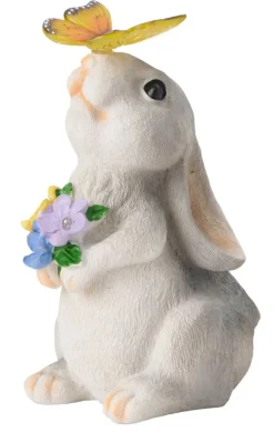 Aurinkokennolla toimiva puutarhahahmo Rabbit