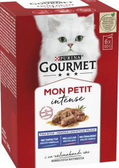 Kissojen märkäruoka Gourmet Mon Petit