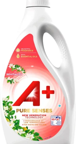 Nestemäinen pyykinpesuaine A+ Pure Sense