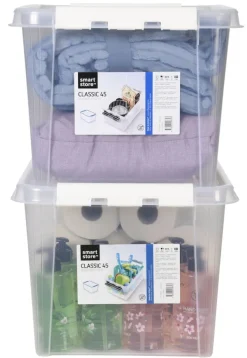 Säilytyslaatikko kannella Smartstore