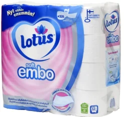 WC-paperi Lotus Soft Embo