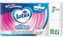 WC-paperi Lotus Soft Embo