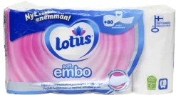 WC-paperi Lotus Soft Embo